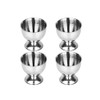 REOVE Egg Cups Set Stainless Steel Soft Boiled Egg Cups