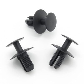20x Plastik Nieten - 8mm Plastik Clips/Nieten - Innenverkleidung Verkleidung, Teppich