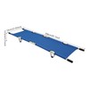Folding Stretcher with 2 Adjustable Safety Straps & Heavy Duty