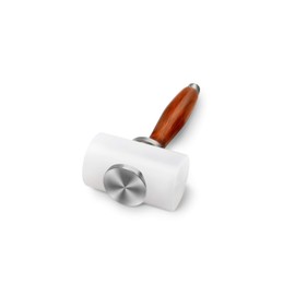 Leather Carving Nylon Hammer Leather Mallet Cowhide Sew DIY Leather Craft Wooden Mallet Wood Handle Sew Leather Cowhide Tool (T-Head)