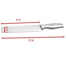 YIKANGHENG Melon Knife, 13 Inch Stainless Steel Fruits Knife for Home and Outdoors (silver)