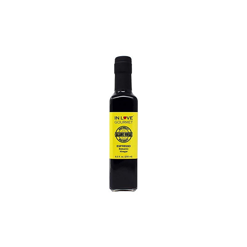 Espresso Balsamic Vinegar 250ML/8.5oz Rich and Savory Cask Aged Espresso