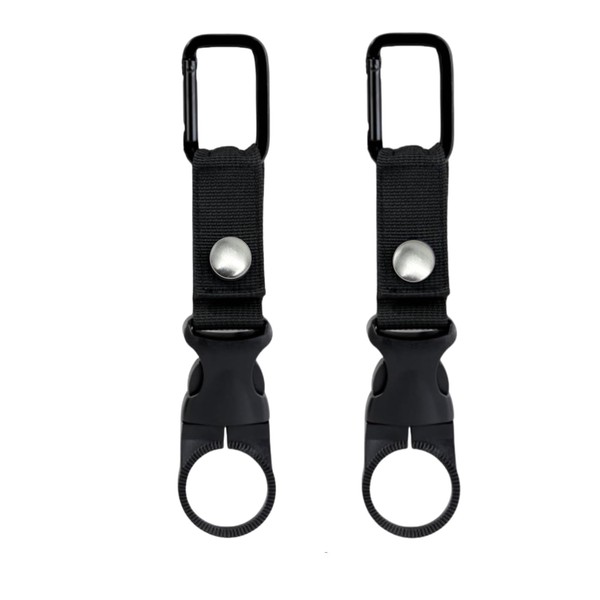Plastic Bottle Holder with Carabiner, Removable, Water Bag, Drink Holder,
