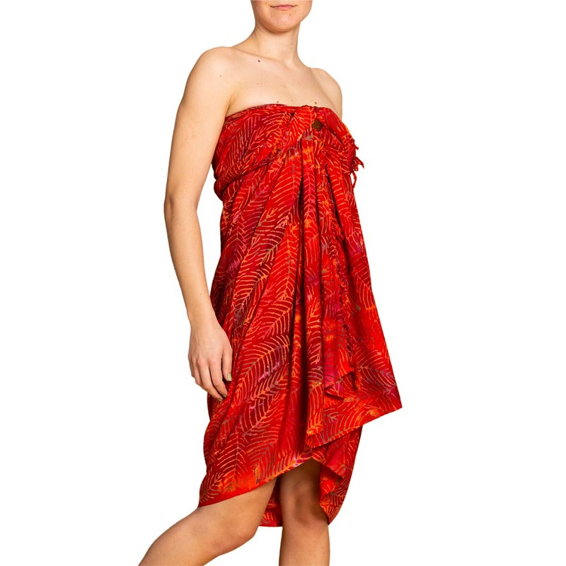 PANASIAM Scarf 190x116 cm, B403 palm orange, L