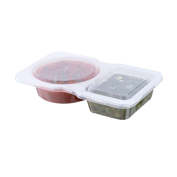Restaurantware Futura 5 Ounce Snack Containers 500 Microwavable Sauce Containers
