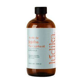 Lúdika - Aceite de Jojoba 500 g  Previene Líneas de Expresión, Propiedades Antiedad  Mayor Volumen a la Piel y Equilibrio en la Producción de Sebo