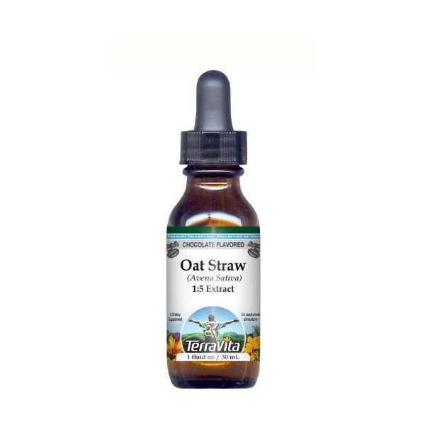 Wild Oat Straw (Avena Sativa) Glycerite Liquid Extract (1:5) -