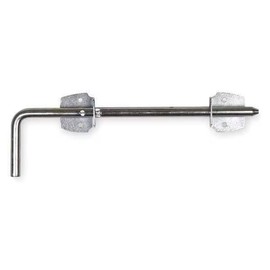 Cane Bolt, 1/2 in. W, Silver