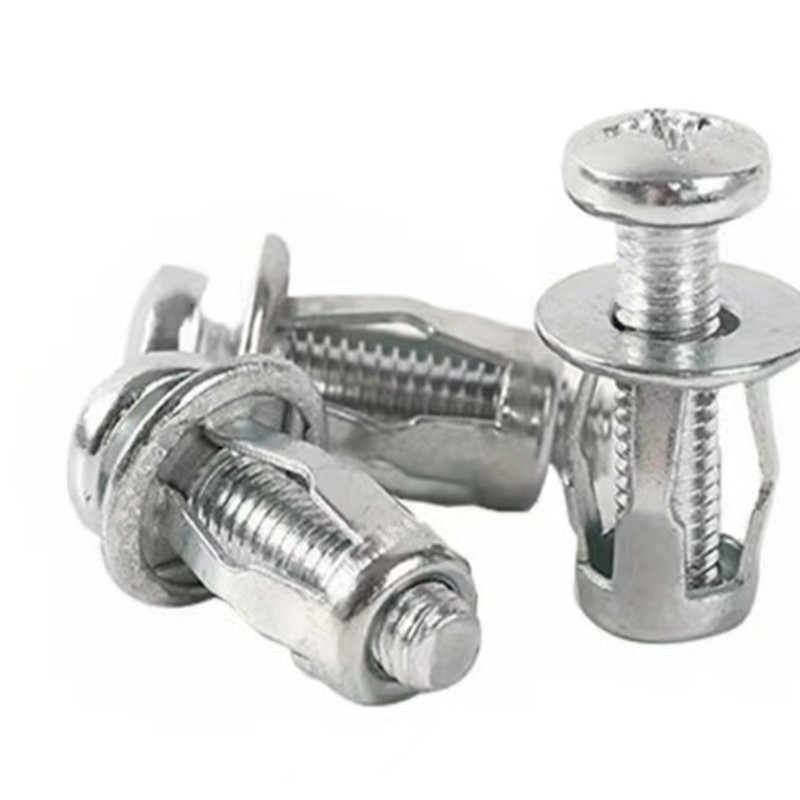 30 Sets Jack Nuts,Petal Nuts,M5*25MM Carbon Steel Expansion Nut,Hollow Wall