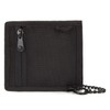 Pacsafe Rfidsafe Z100 Rfid Blocking Bi-fold Black Travel Wallet, Black