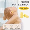 200個入り100ペア 大量セット 耳栓 睡眠用 騒音対策 用耳栓 イヤーマフ 防音 昼寝 旅行
