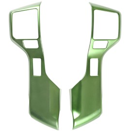 Car Center Console Steering Button Panel Trim Cover Compatible with Toyota Tundra/Sequoia 2014-2021 Tacoma 2016-2023 4Runner 2020-2025 Central Control Steering Panel Decorative Frame ABS Accessories