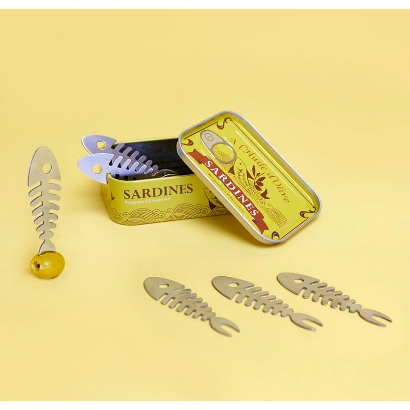 Balvi Sardine 6pes Sardines Snack Fork