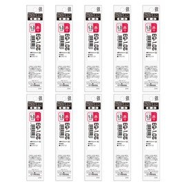 Zebra Ballpoint Pen Refill, Slurry, EQ-1.0 Lead, Red, 10 Count B-REQ10-R