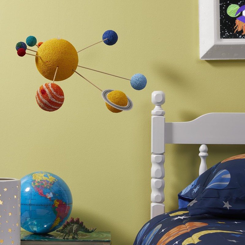 FloraCraft CraftFōM 18 Piece Solar System Kit White