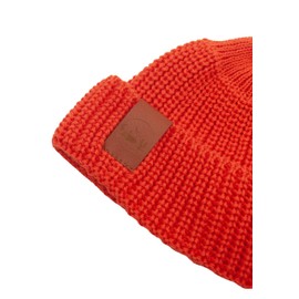 kabak Burglar Beanie Breathable Short Knitted Organic Cotton Street Style Unisex Head Warmer Fishing Hat, orange