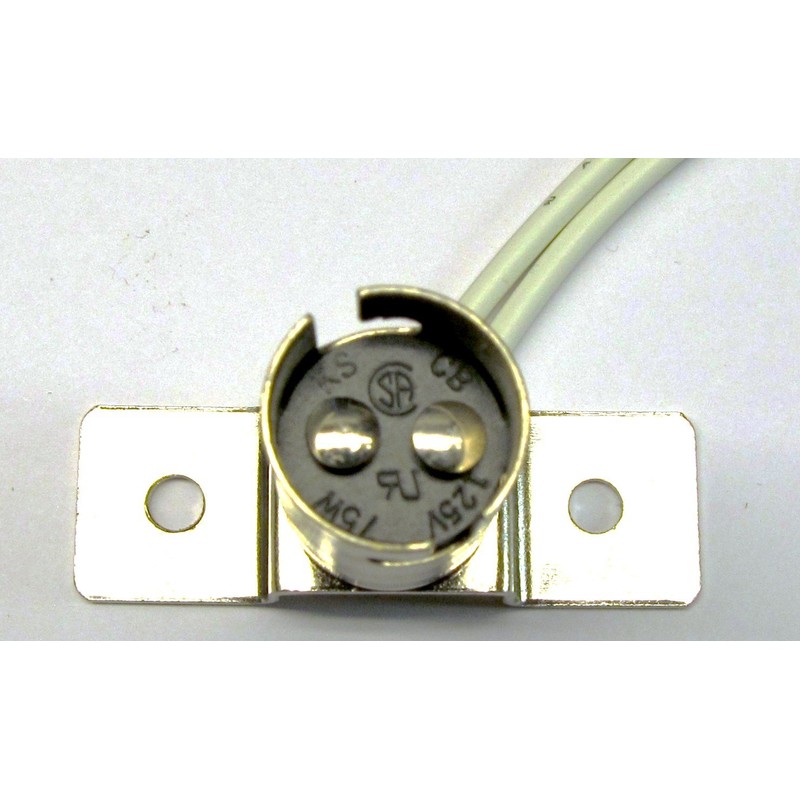 Bayonet Bulb Socket, BA15d base (1076, 1176 etc.), 2-hole Flange
