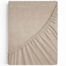 Terra Beds Premium Fitted Sheet, Flat Sheet 180 x 200 cm, 200 x 200 cm 160 g/m², 100% High-Quality Oeko-Tex Cotton Jersey Bed Sheet, Available in 5 Colours