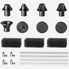 GAIZERL Solar Fountain Accessories with 7 Nozzles & 4 Narrow