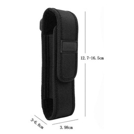 BDHI 2pcs Flashlight Pouch actical Torch Pouch Holster LED Torch Holder Nylon Torch Holder for Outdoor Camping Hiking Hunting(Y226-2)