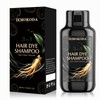 Black Hair Dye Shampoo 3 in 1, Instant Hair Color