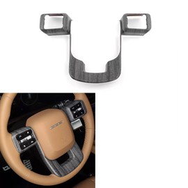 FUEISOF For Hyundai Santa Fe MX5 Car Steering Wheel Button Steering Wheel Cover (Wood Grain)