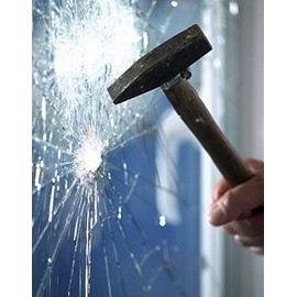 Gordon Glass Co. 8 Mil Clear Security Window Film, 30" Wide x 25 ft Roll, Blocks 99% UV Rays, Peel and Stick Installation