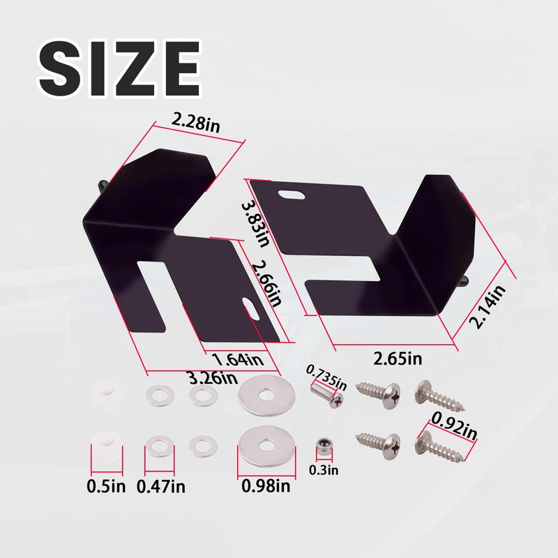 Ciuouient Tail Light Theft Deterrent, Iron Tail Light Housing Replace