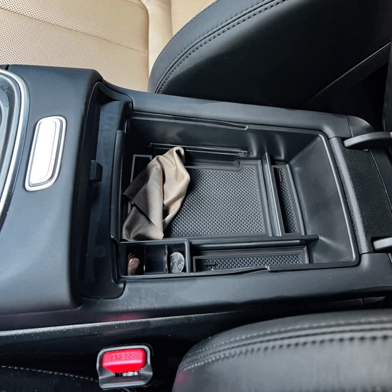 TACORBO Center Console Organizer Compatible with Hyundai Santa Fe 2021