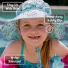 JAN & JUL Toddler Girl Beach Sun-Hat with Adjustable Strap