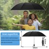 Paraguas Plegable Inverso Automático, Paraguas Doble Capa de Sombrillas para