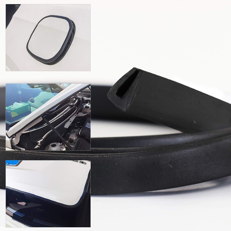 1/8"x 7/32"-U Shape Automotive Door Weather Seal Trim-Fits Gap 1/32"-PVC