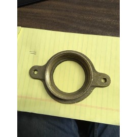Brass Urinal Flange.  2" Pipe Thread..  4" Bolt Spacing. Threaded For 1/4" Bolt