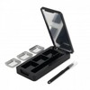 Lipstick Eyeshadow Divided Palette Empty Case 3-Compartment 2ea