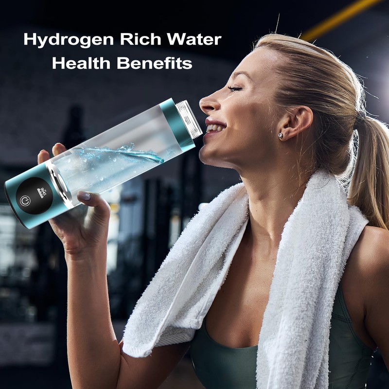 Hydrogen Water Bottle. Generates Real 3000ppb Pure Hydrogen Rich Concentration,