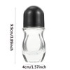 TEONEI Glass Empty Roller Bottles Containers,Essential Oil Roller Bottle,Empty Deodorant