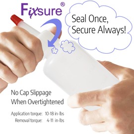FIXSURE Plastic Squeeze Bottles with Red Tip Cap, 4 Oz Squirt Bottle For Ketchup, BBQ, Sauces, Syrup, Condiments, Oil, Pancake, Cookie Decorating, Dressings, Travel, Camping, Lab, Arts and Crafts (2)