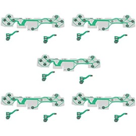 Juego de 5 Cables de Cinta Flexibles para PS5, FPC Gamepad Manija Película Conductora Desmontaje Simple, Manija Reemplazo de Cable Plano Flexible