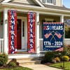 250th Anniversary USA Garden Flag 1776-2026 Patriotic Commemorative Banner