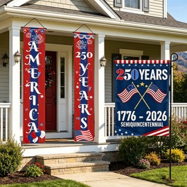 250th Anniversary USA Garden Flag 1776-2026 Patriotic Commemorative Banner
