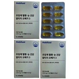 Wisely Supercritical Blood Circulation Eye Health Habitual Altize Omega 3 180 Capsules 6 Months / 와이즐리 초임계 혈행 눈건강 해비추얼 알티지오메가3 180캡슐 6개월