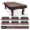 K-Musculo Pool Table Cover, Heavy Duty Leatherette Billiard Table Cover,