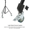 Light Stand Swivel Casters, Universal 22mm 3pcs High Hardness Locking