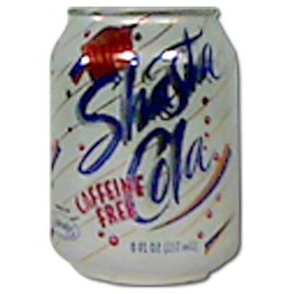 Shasta Diet Cola Caffeine Free Soda, 8 ounce -- 48 per case.