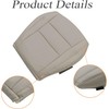 Priprilod Tan Perforated Leather Driver Side Bottom and Foam Cushion