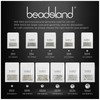 Beadsland 144pcs Flat Back Crystal Rhinestones Round Gems for Nail