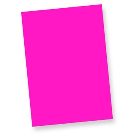Neon Pink (100 pcs) Hot Light Emitting Paper Paper in Pink Harsh DIN A4 for Conspicuous Notices, Posters, Flyer Uvm.