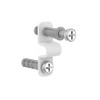 ClosetMaid 7561 Shelf Clips for Concrete Installation, 12-Pack, White