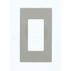 Leviton 1-Gang Decora Plus Screwless Wall Plate, 80301-SGY, Gray