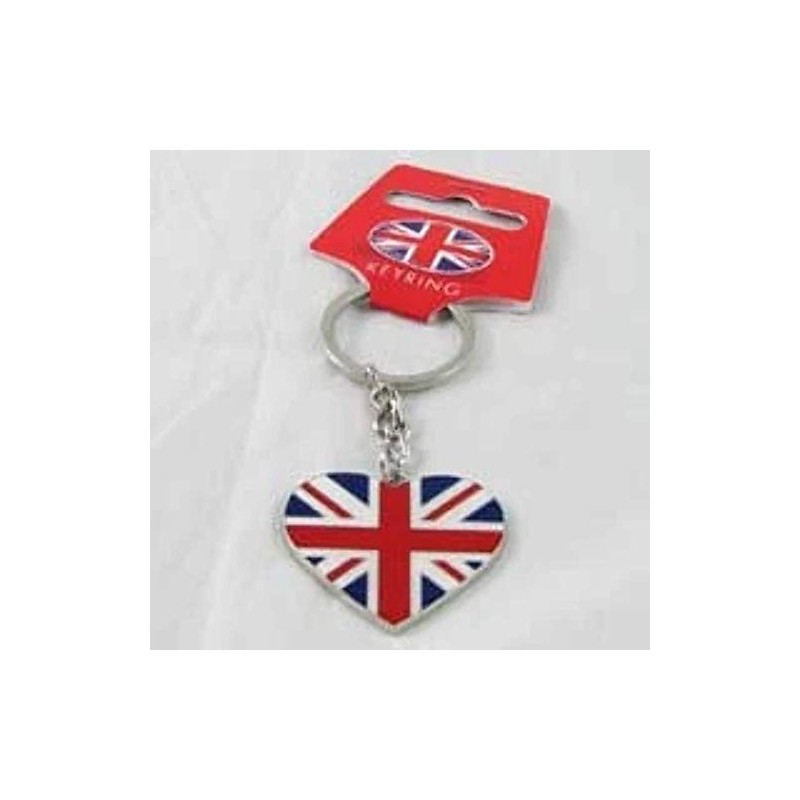 Elgate Products Funky British Flag Heart Shaped Union Jack Glitter